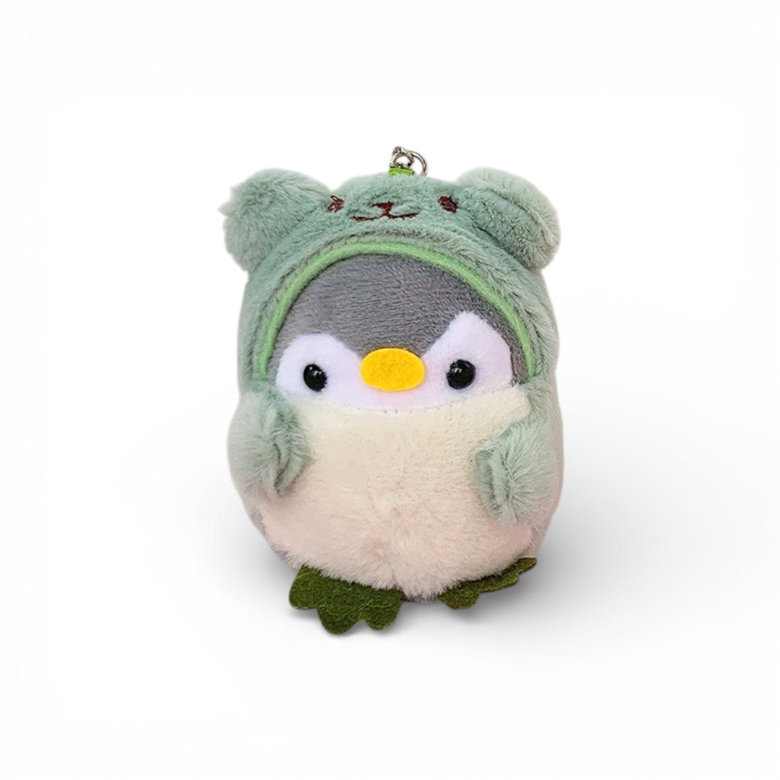 Porte-clés pingouin déguisé en ourson
