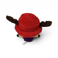 Peluche Tony Chopper adorable - vue de dos avec étiquette cousue