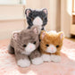 Peluche chat à câliner