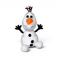 Peluche Olaf joyeux - vue de face sur fond blanc