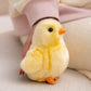 Peluche poussin jaune tout doux réaliste