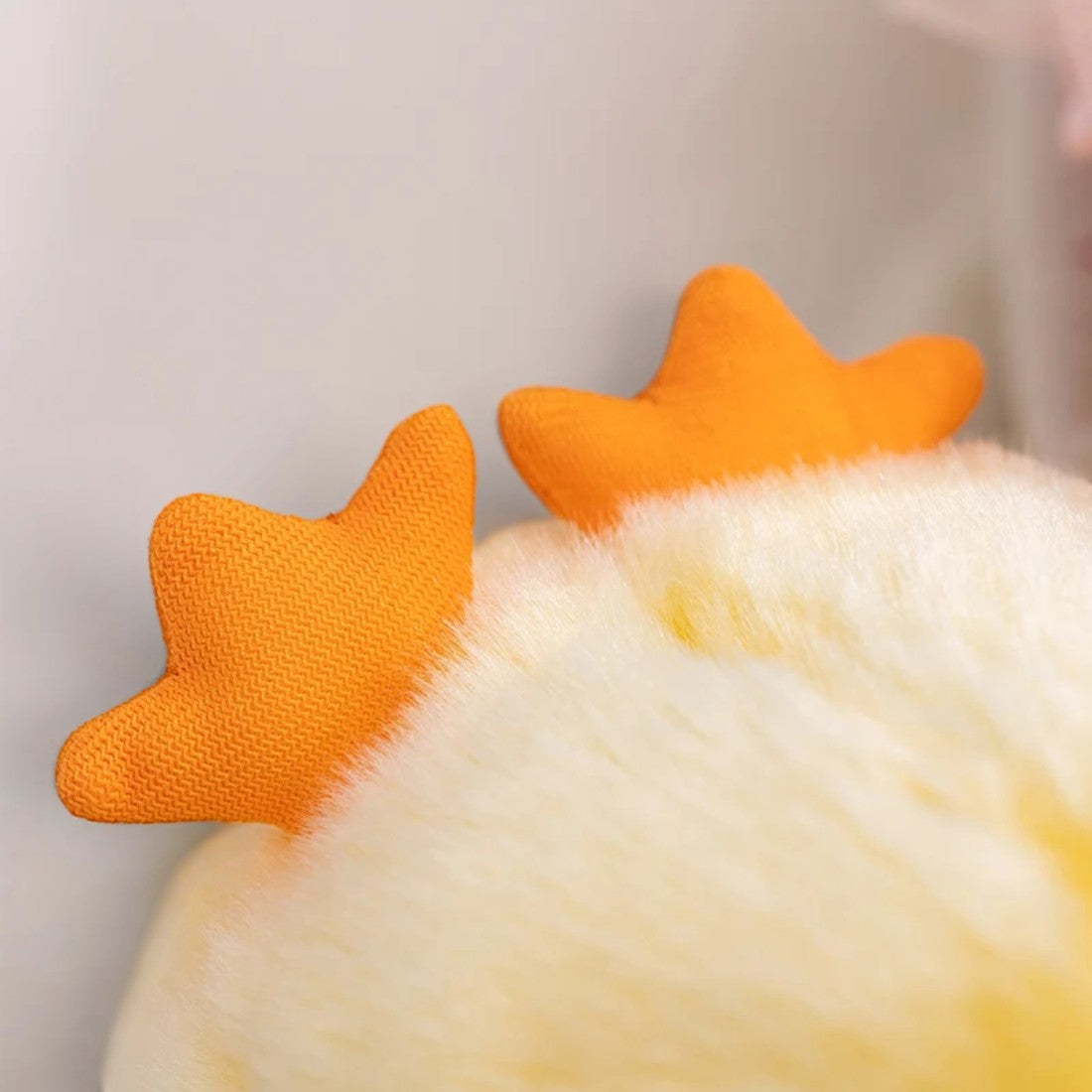 Peluche poussin jaune tout doux réaliste