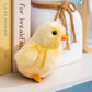 Peluche poussin jaune tout doux réaliste