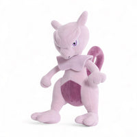 Peluche Pokémon – Mewtwo iconique - vue de face en position debout