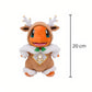 Peluche Pokémon – Salamèche en costume de renne de Noël