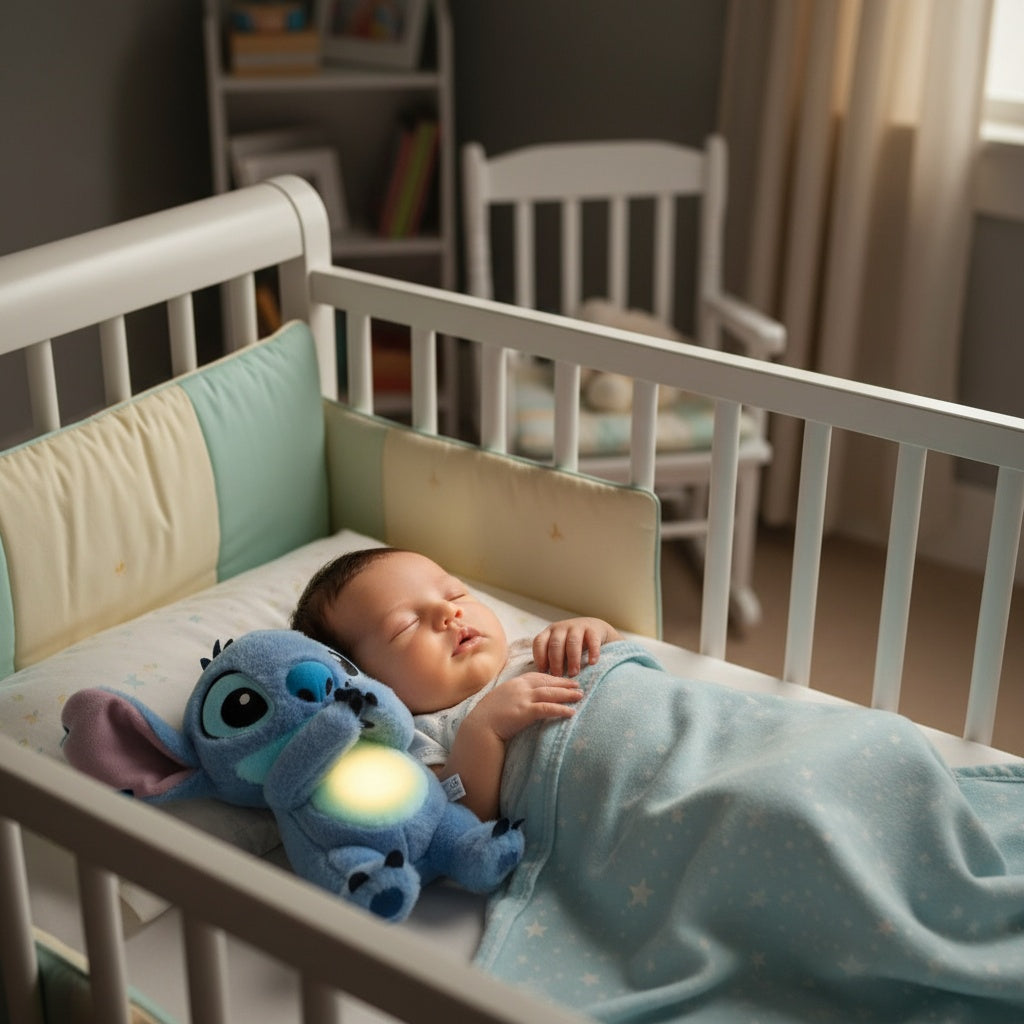 Peluche respirante Stitch veilleuse magique