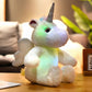 Veilleuse licorne en peluche féérique
