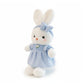 Adorable lapin en peluche avec robe à fleurs