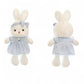 Adorable lapin en peluche avec robe à fleurs