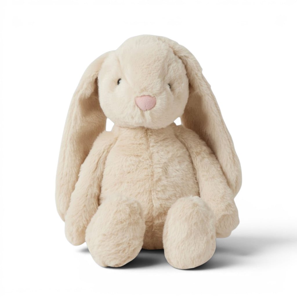 Lapin en peluche moelleux pour bébé
