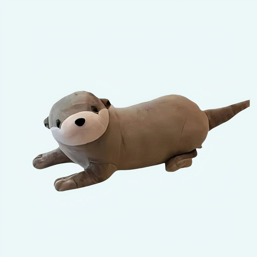 Peluche loutre grise
