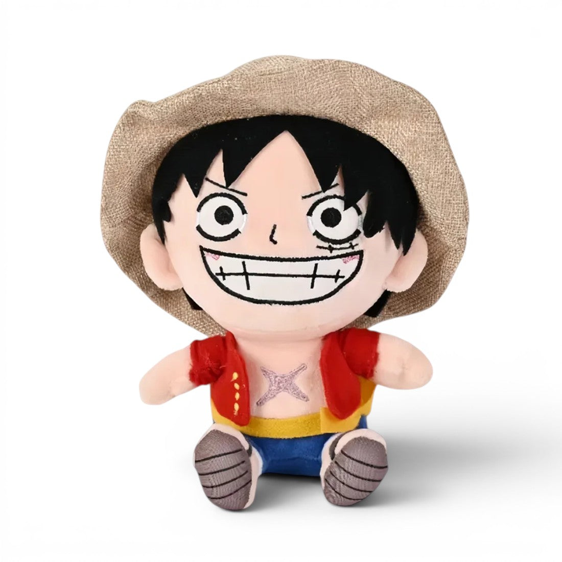 Peluche One Piece - Luffy drôle et attachant