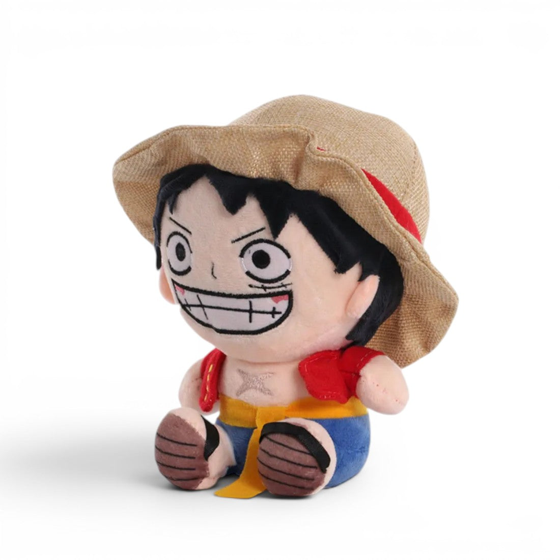 Peluche One Piece - Luffy drôle et attachant