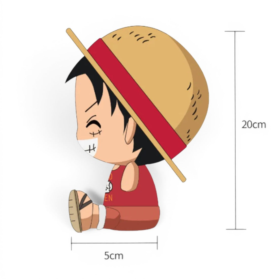 Peluche One Piece - Luffy souriant