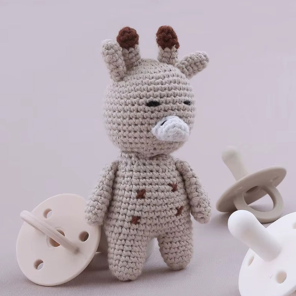 Peluche girafe au crochet