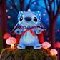 Peluche Stitch déguisement super-héros
