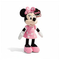 Minnie peluche robe rose à nœud