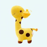 Peluche girafe toute mignonne jaune
