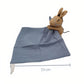 Peluche doudou plat tête cheval pour bébé