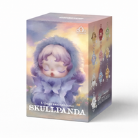 Blind Box Peluche Skullpanda Thème Floral - Fond blanc frontal