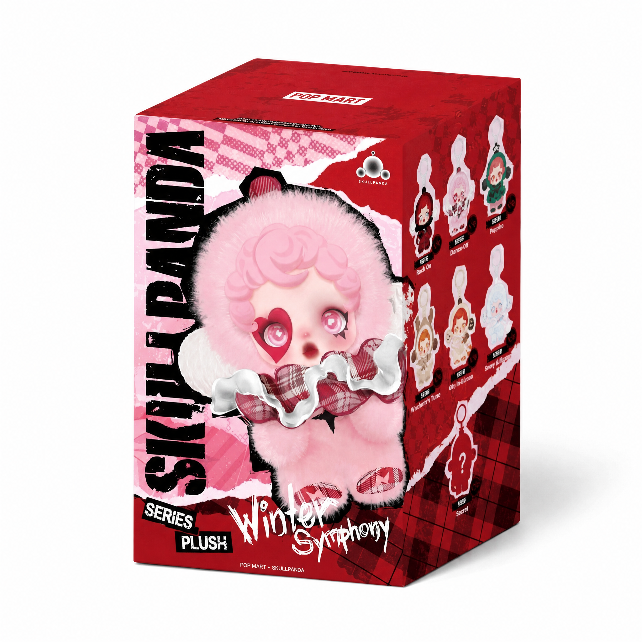 Blind Box Peluche Skullpanda Winter Symphony - Fond blanc frontal