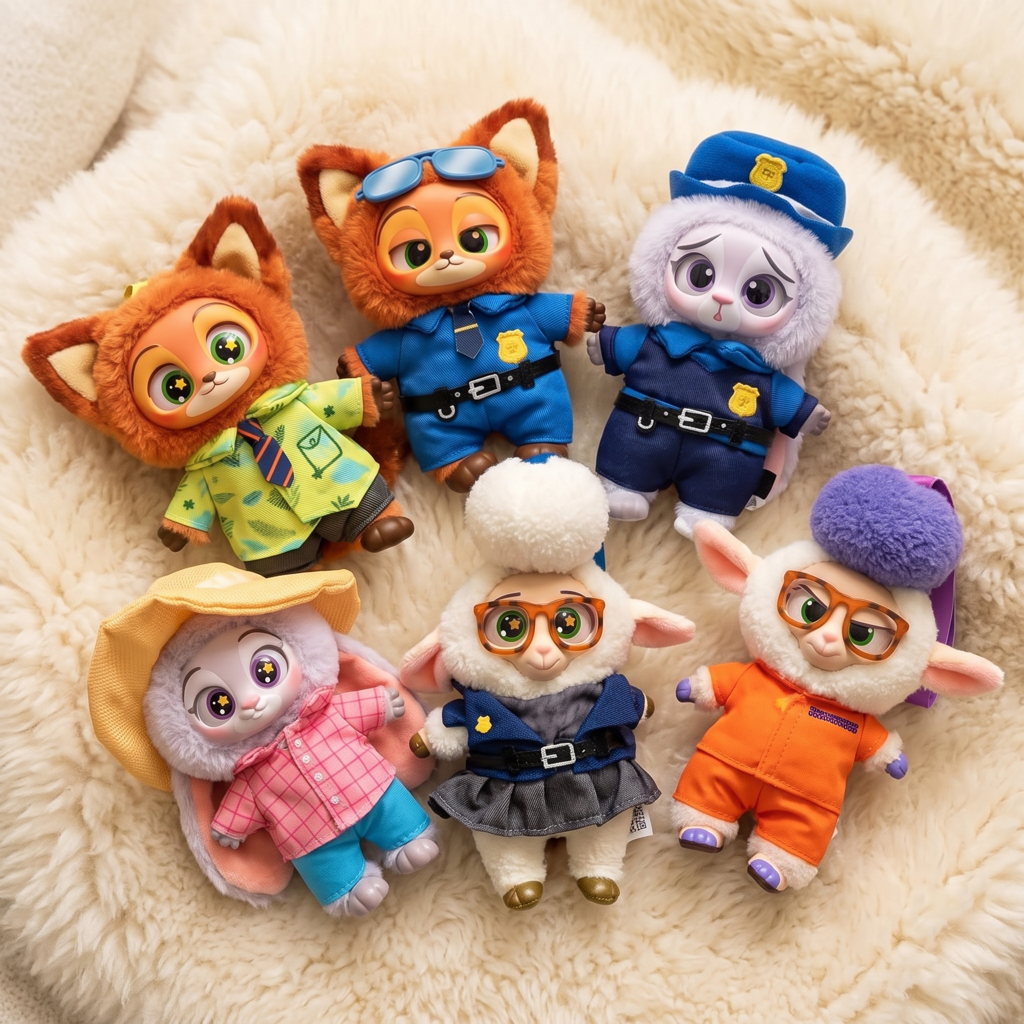 Blind Box Zootopia Personnages à Collectionner - Détail matière