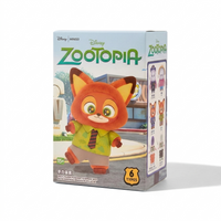 Blind Box Zootopia Personnages à Collectionner - Lot de 1