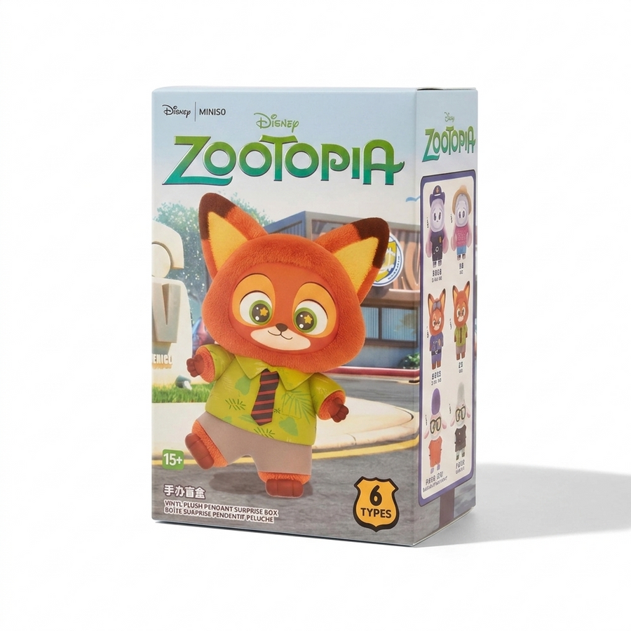Blind Box Zootopia Personnages à Collectionner - Lot de 1