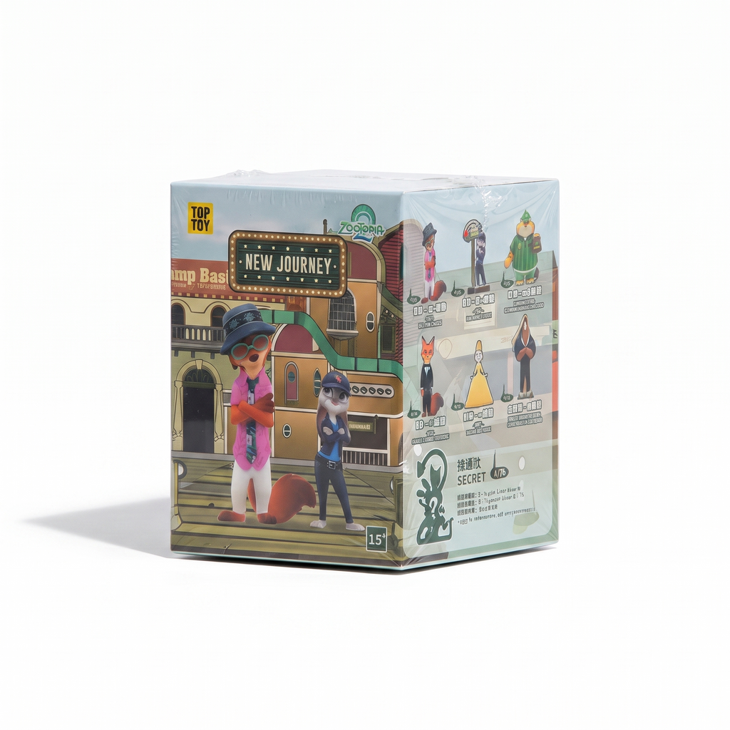 Blind Box Zootopie Judy & Nick New Journey - Fond blanc frontal