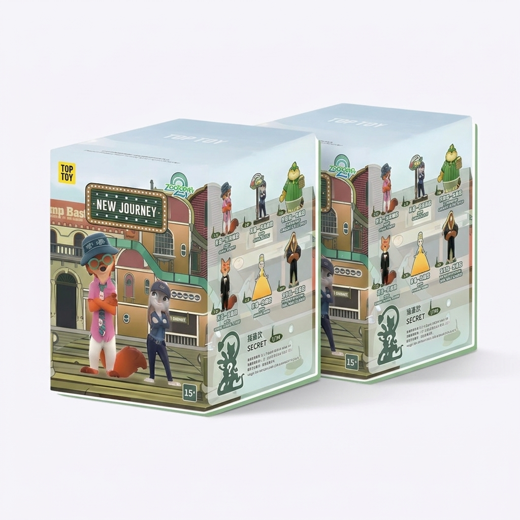 Blind Box Zootopie Judy & Nick New Journey - Lot de 2