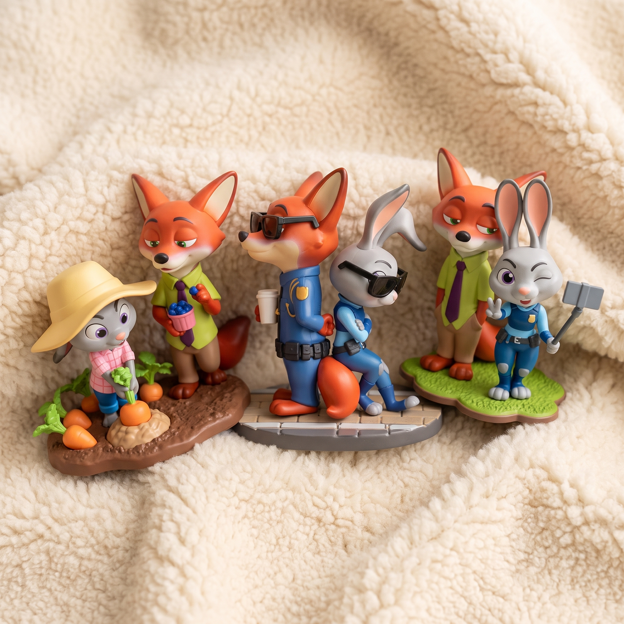 Blind Box Zootopie Judy et Nick - Détail matière