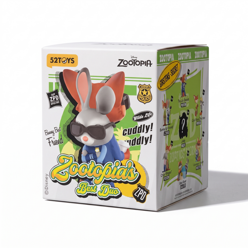 Blind Box Zootopie Judy et Nick - Fond blanc frontal