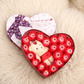 Coffret Ours Roses Saint-Valentin - Detail matière