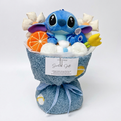 Coupe Peluche Stitch et Angel Fruits Kawaii - Stitch