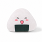Coussin Sushi Kawaii Onigiri - fond blanc Frontal