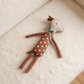 Doudou Cerf en Robe à Pois - Détail matière