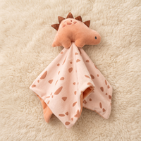 Doudou Dinosaure Pêche à Pois pour Bébé - Detail matière