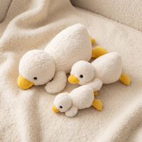 Gelbes Enten Kuscheltier aus Baumwolle - Détail matière