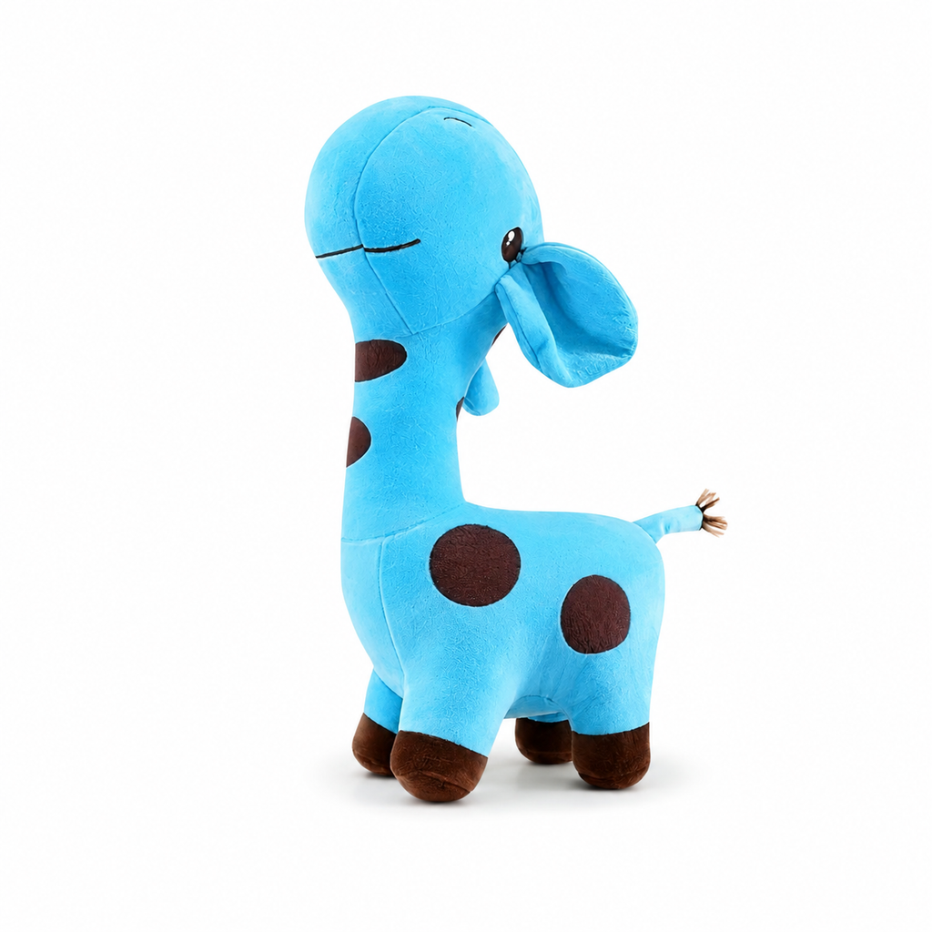 Girafe Peluche Bleue Douce - 12cm · 18cm