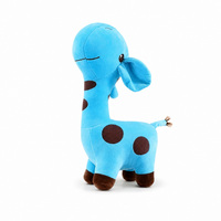 Girafe Peluche Bleue Douce - 12cm · 18cm