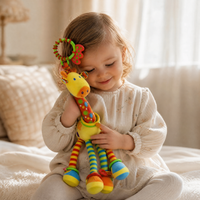 Hochet Girafe d'Éveil avec Anneau - Utilisation cosy intérieur