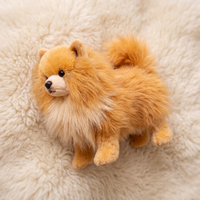 Hund Kuscheltier flauschig realistisch - Détail matière