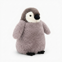 Kuscheliger Pinguin als Schlafkissen - Fond blanc angle