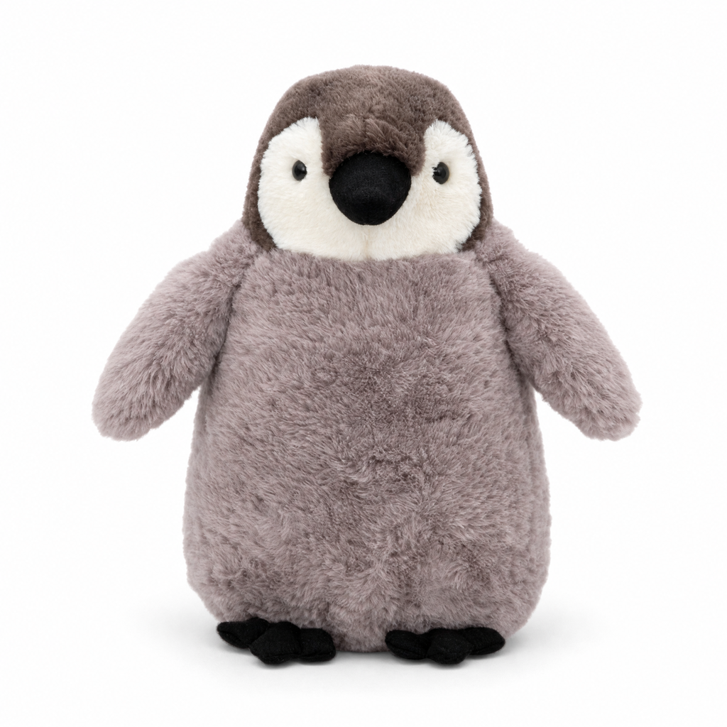 Kuscheliger Pinguin als Schlafkissen - Fond blanc frontal