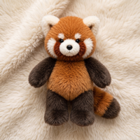 Laufender Roter Panda Kuscheltier - Détail matière