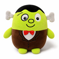 Les peluches rondes d'halloween : Frankenstein - Fond blanc frontal