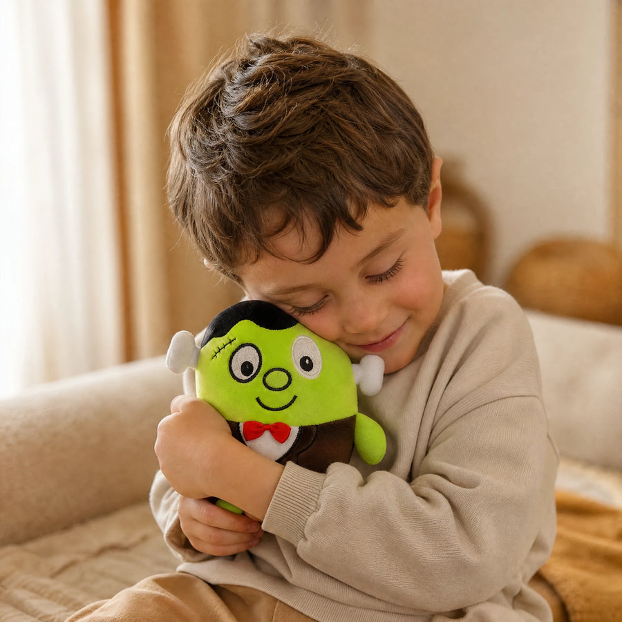 Les peluches rondes d'halloween : Frankenstein - Utilisation cosy intérieur