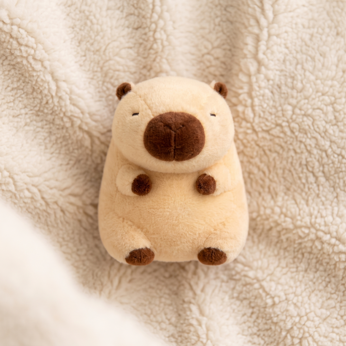 Leuchtendes Capybara Kuscheltier Nachtlicht - Détail matière