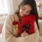 Ours en Roses avec Nœud Saint-Valentin - Utilisation cosy intérieur