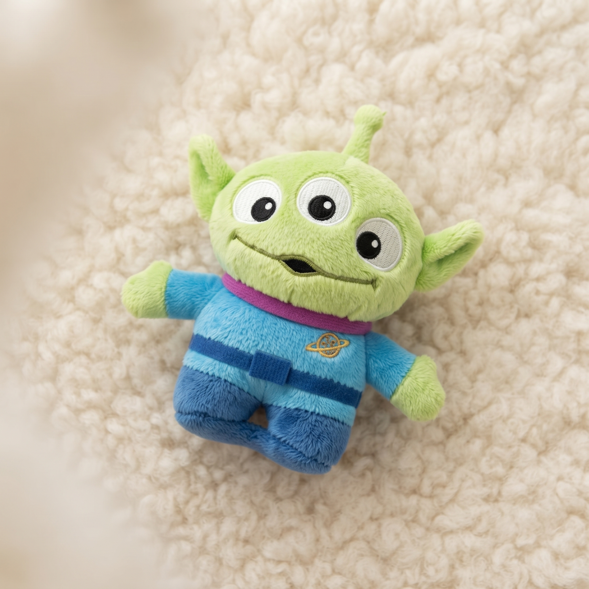 Peluche Aimantée Épaule Alien Toy Story - Détail matière